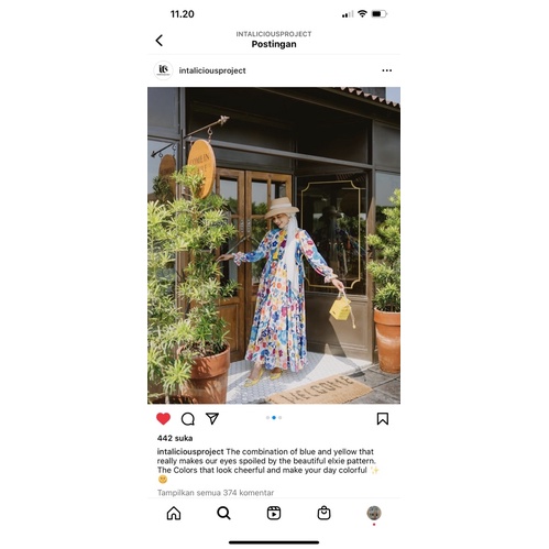 PRELOVED ELXIE DRESS INTALICIOUS