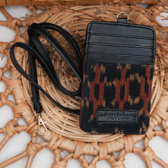 

SALE Lanyard Id Card Tenun Ikat Kulit Dakara Indonesia