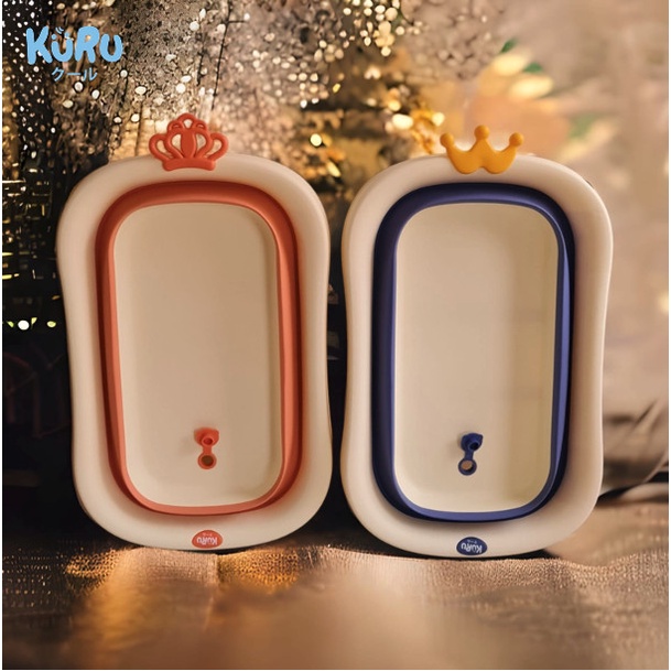 KURU Baby Foldable BathTub Crown Series | Bak Mandi Lipat Bayi