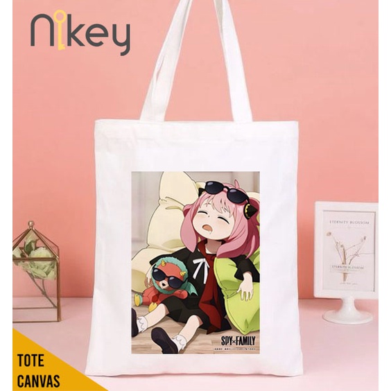 Totebag Anya Forger Spy x Family, Totebag Anime