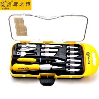 

14PCS CARVING KNIFE SET / PISAU UKIR SET BESTIR 96242 PREMIUM
