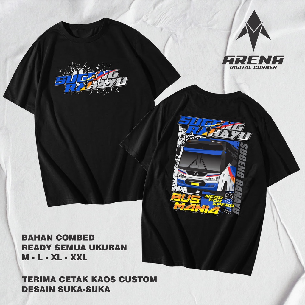 KAOS BUS SUGENG RAHAYU BISA CUSTOM BUS LAINNYA