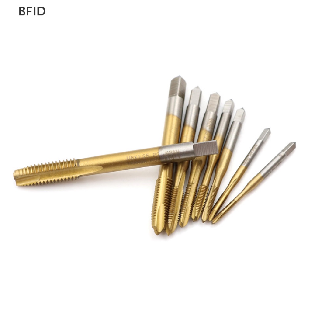 [BFID] M2/m2.5/m3/m3.5/m4/m5/m6/m8 HSS Metric Straight Suling Ulir Screw Tap Plug Tap [ID]