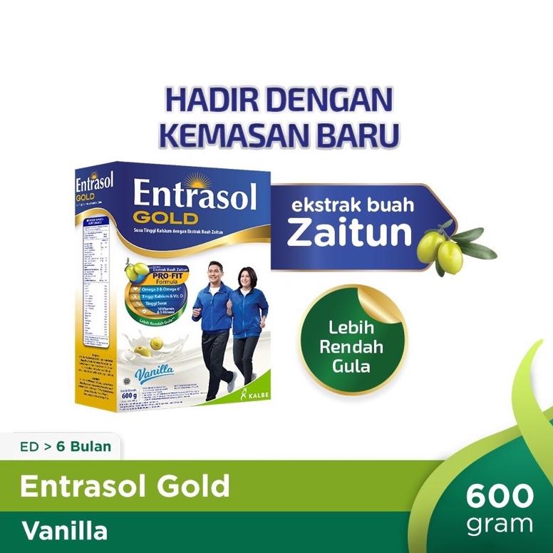 

[PRODUK-9QQ7K64] Entrasol Gold 51+ Vanila / Vanilla 600gr / 600g / 600gram ➠Terbaru