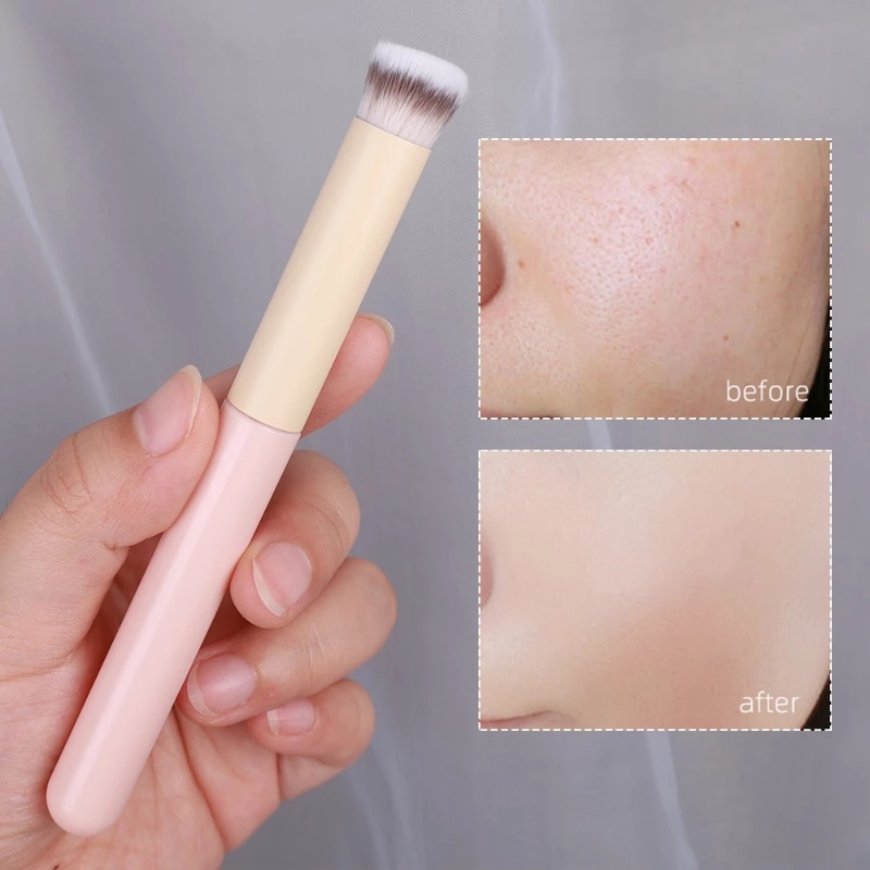 [Harga Grosir] Kuas Make Up Concealer Kepala Jamur Spons Lembut Foundation Brush Lipstik Lip Brush Profesional Basah Kering Digunakan Kontur Wajah Blending Brush Kosmetik Alat Makeup