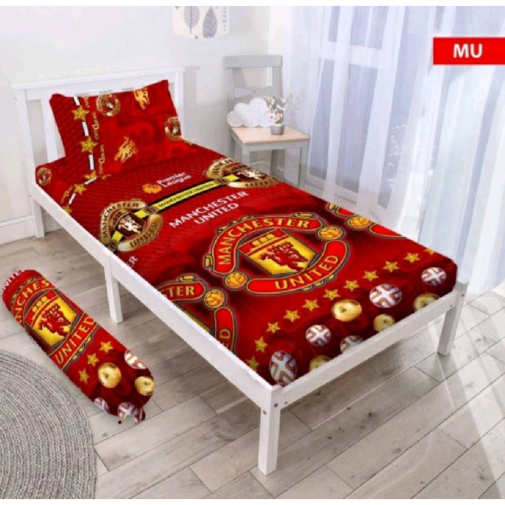 SPREI MOTIF CLUB BOLA Ukuran 180x200 cm / Sprai Kamar Tidur /Seprai 1 Set Homemade