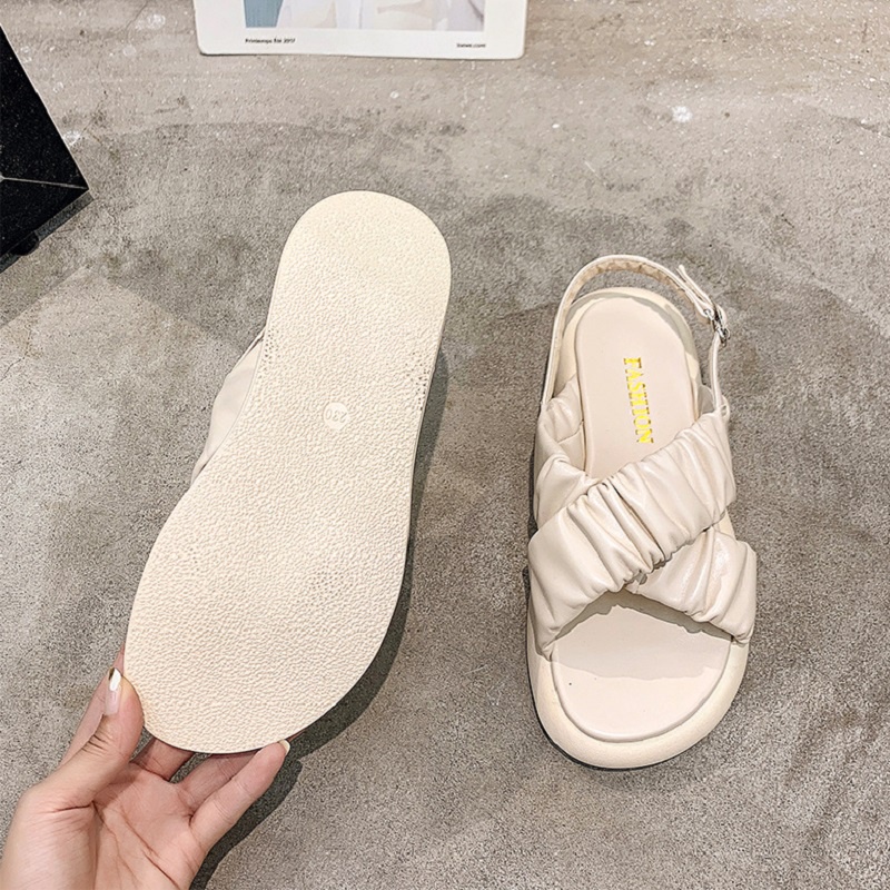 [✅BISA COD] 1075 Sandal Import Wanita KXS Tali Belakang VIRAL 2022