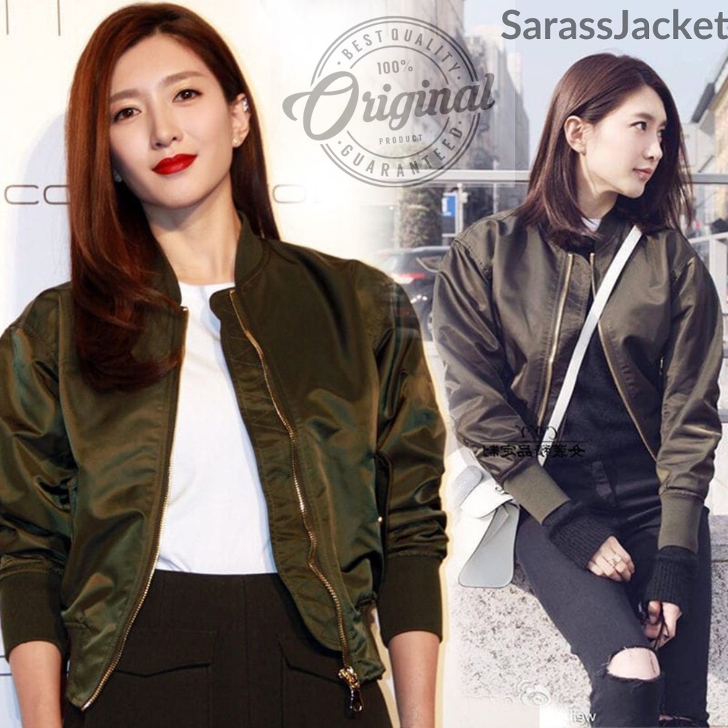 Jaket Bomber Wanita Korea