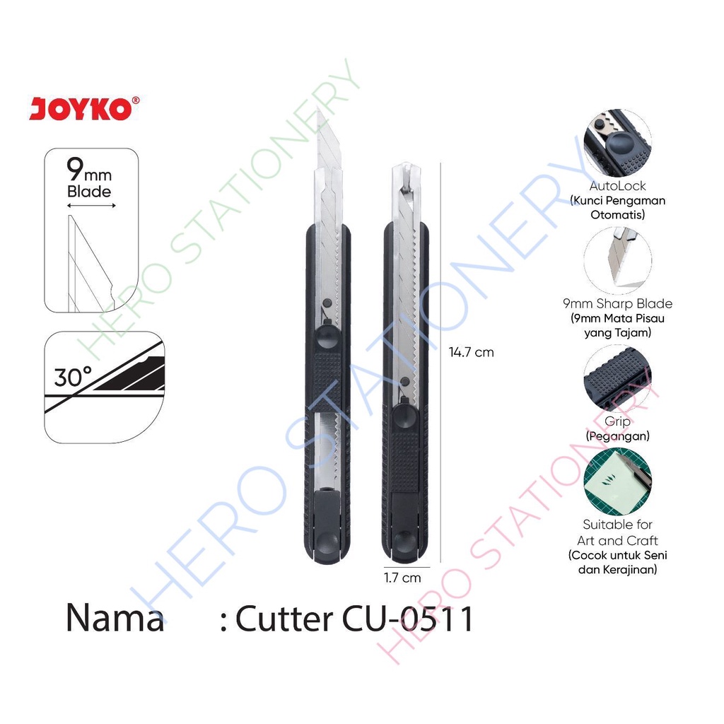 

Joyko special art craft cutter autolock 30 degree CU-0511