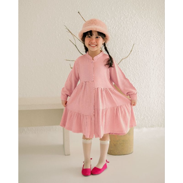 WESLINA DRESS | Dress Anak Perempuan | Dress Tunik Anak | Baju Anak Perempuan | Dress Katun Rayon Anak