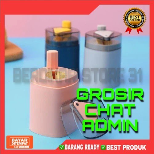 Tempat Tusuk Gigi Otomatis Toothpick Holder Automatic Wadah Peyimpanan Kotak Dispenser Pencet Tombol