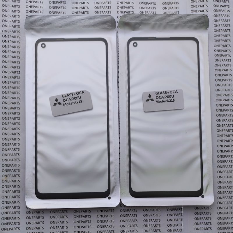 KACA GLASS LCD PLUS LEM OCA SAMSUNG GALAXY A21S A217 ORIGINAL