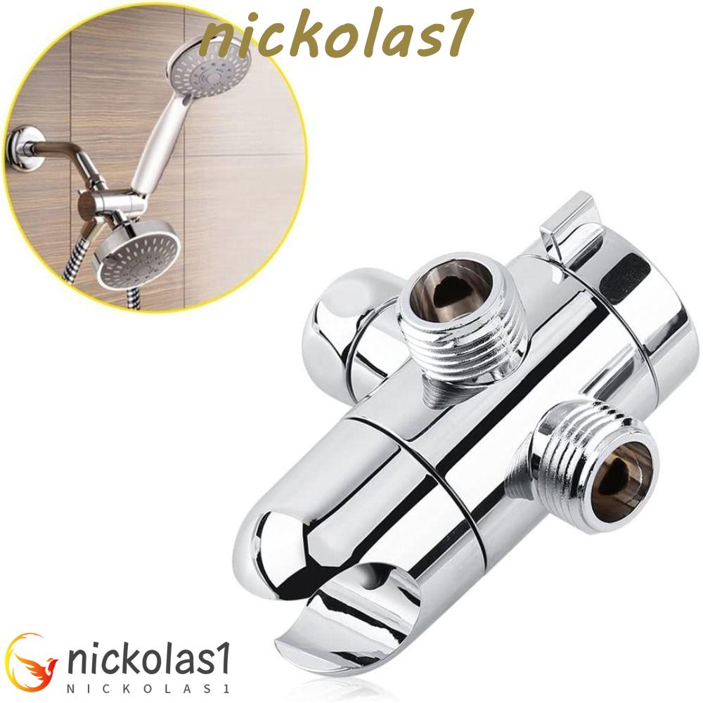 Nickolas1 Shower Adapter ABS 1Pcs Selang Pipa Adapter Alat Kamar Mandi Shower Diverter Valve Tee Konektor