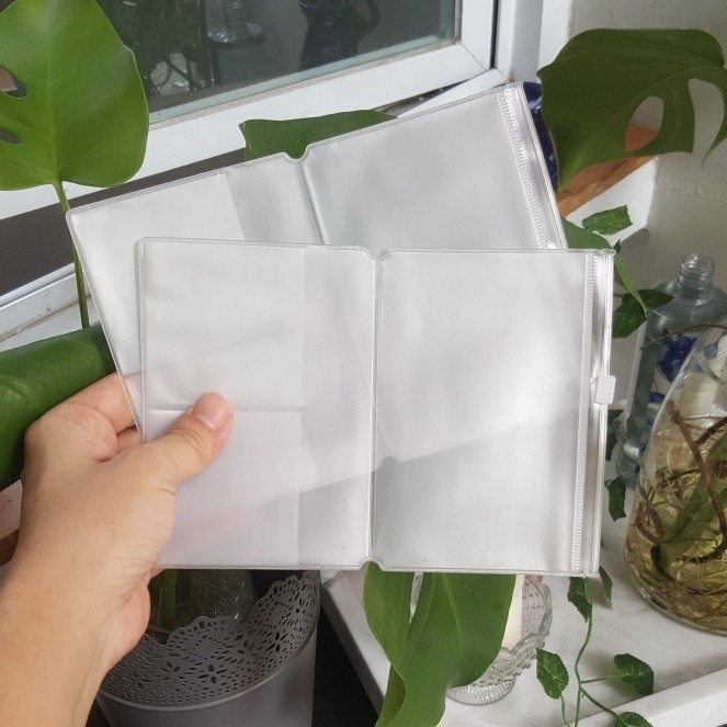 

Travelers Notebook Zipper Pocket Pvc Insert, Utk Travelers Notebook