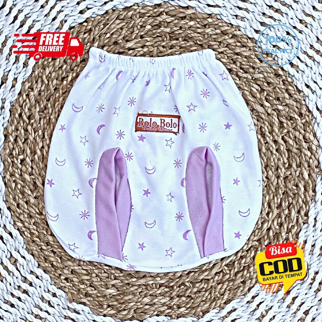 SALE 7.7 Serian Lilac - 3 pcs Celana Pop Bayi Baru Lahir 0 - 3 Bulan Lilac Series merk SNI Bolo - Bolo