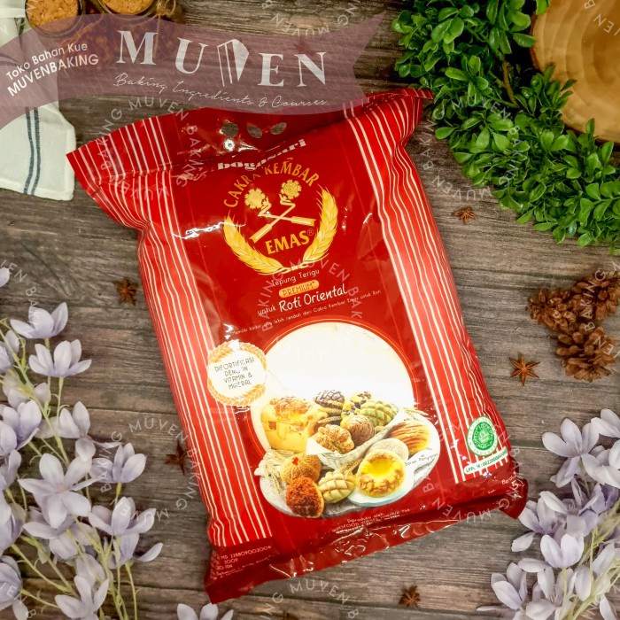 

TEPUNG CAKRA KEMBAR EMAS ROTI ORIENTAL 5 KG