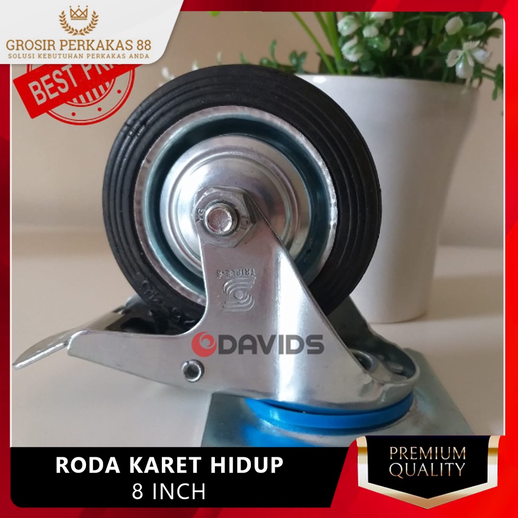 Jual Roda Troli Etalase Gerobak Lemari Rem Inch Shopee Indonesia