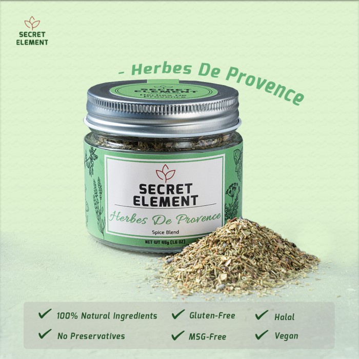 

Terlaris ✨ - Herbes De Provence Blend - Mediterania Series- Bumbu Perancis 2.1.23