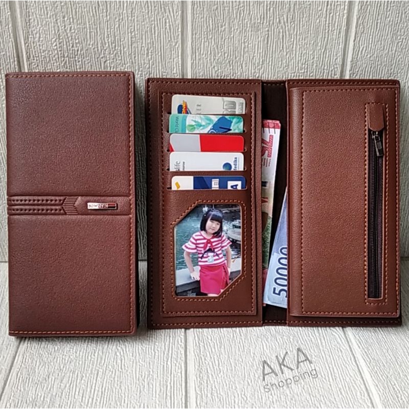 [DPG DP02] Dompet Panjang Lipat Universal Pria | Wanita ORIGINAL BRANDED DP02