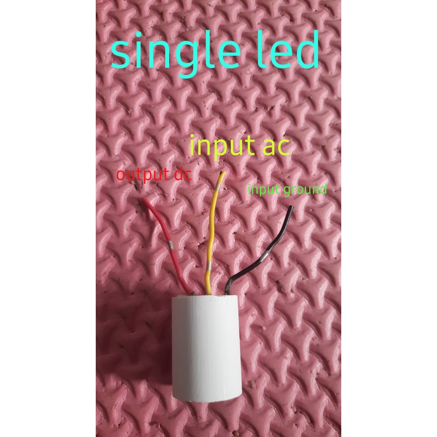 converter motor single lampu led ac to dc /dc ke dc 1 lampu led