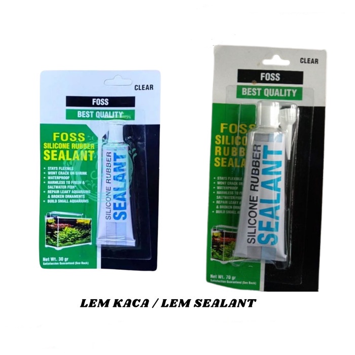 LEM SEALANT Lem Kaca Lem Kaca Silikon Silicone Rubber Foss Sealant