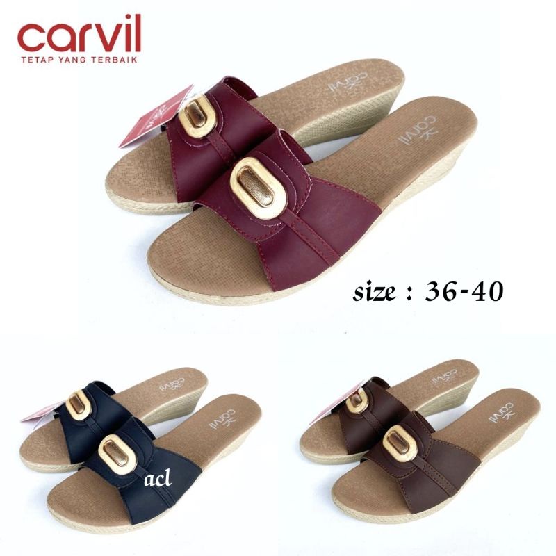 sandal carvil wanita / sandal jepit carvil / sandal tali carvil / sandal carvil ori