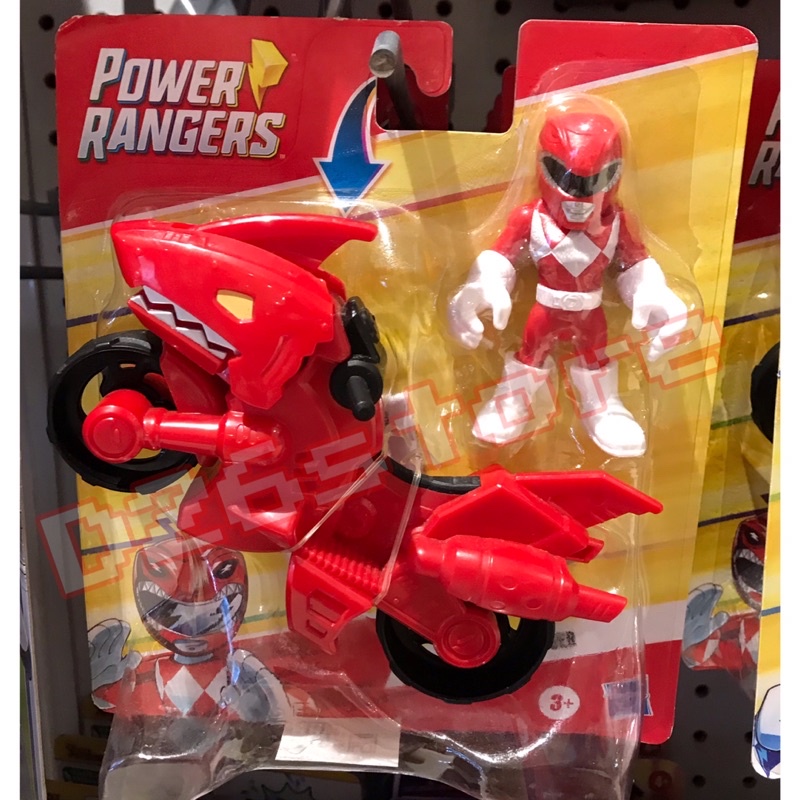Mainan Action Figure Power Rangers set Shark Cycle Sepeda Motor Rangers HASBRO PLAYSKOOL ORIGINAL