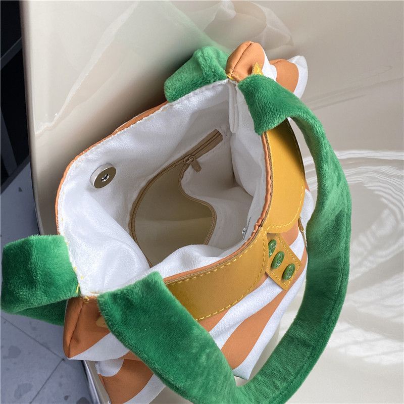✠♨▫Mori tas bahu kecil segar kepribadian bernilai tinggi tas tangan dewasa tas selempang wanita warna kontras tas kanvas gaya asing
