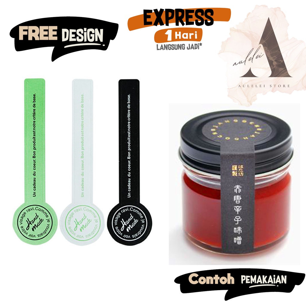 

CETAK STICKER SEGEL / SEAL BULAT 1 EKOR BOTOL JAR SELAI TOPLES MAKANAN CUSTOM LABEL BULAT THANKYOU OLSHOP MURAH BERKUALITAS / PRINT STICKER CROMO (AULELEI STORE)