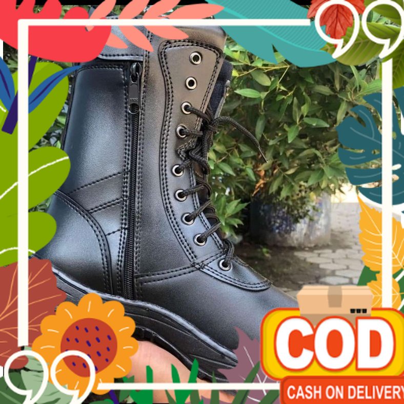 Keren Trend COD / {BERKUALITAS} SEPATU PDL PDH TNI POLRI JATAH POLISI SECURITY SATPAM