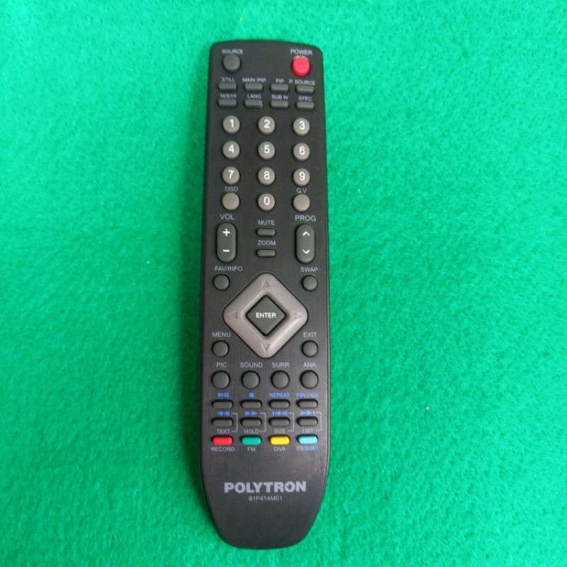 Remote TV LCD LED POLYTRON Original Asli . 81F414M01 .