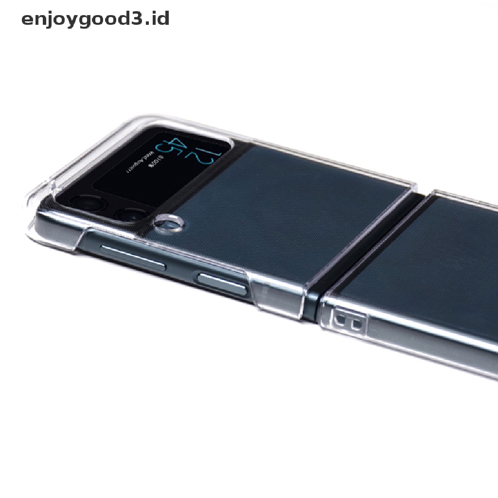 [Rready Stock] Casing Ponsel Slim Bening Untuk Samsung Z Flip4 Case Transparan Tahan Jatuh Pelindung Ponsel Cover Untuk Samsung Galaxy Z Flip4 (ID)