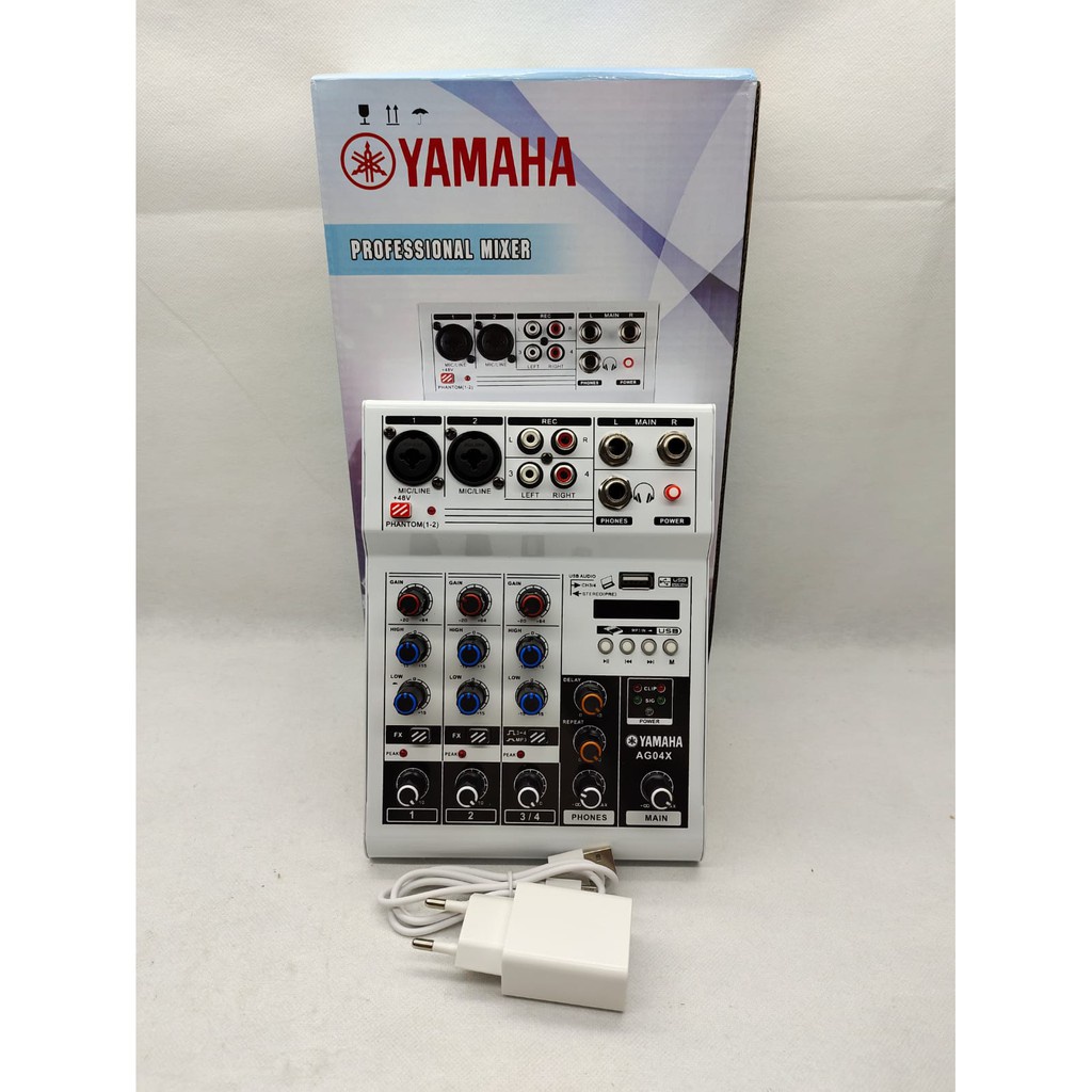 Mixer audio yamaha AG04X/AG 04X/AG 04 X GRADE A 4 CHANEL