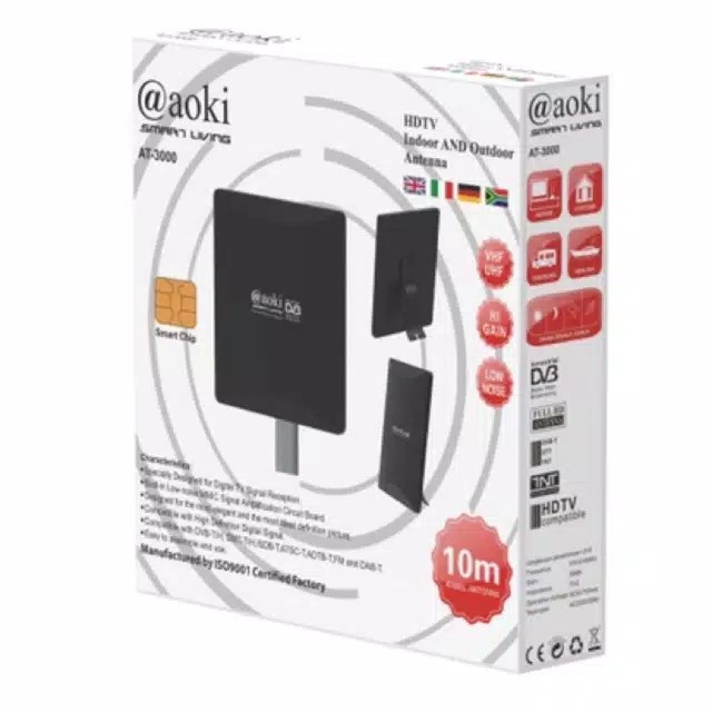 Antena Antena Tv Digital Indoor & Outdoor At3000 Aoki