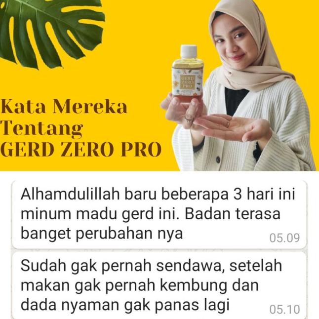 GERD ZERO PRO - OBAT MAAG HERBAL MADU LAMBUNG UNTUK GERD