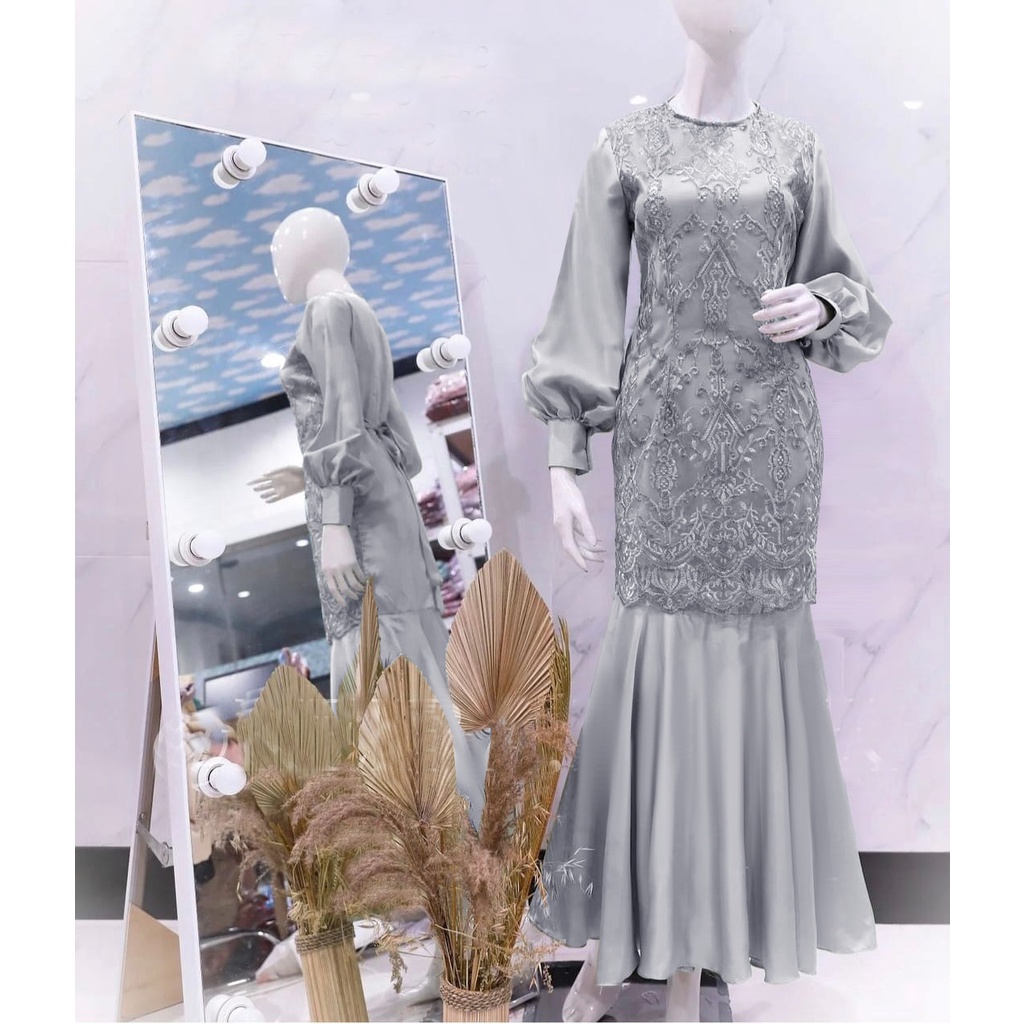 O2 Fashion / Drupadi dress duyung / bisa cod / dress muslim model terbaru