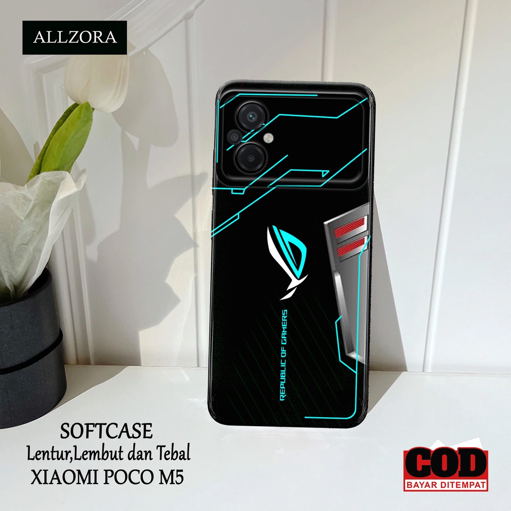 Softcase Hp Xiaomi Poco M5 Terbaru - Casing Hp Xiaomi Poco M5 Terbaru - Fashion Case GAMING - Case X