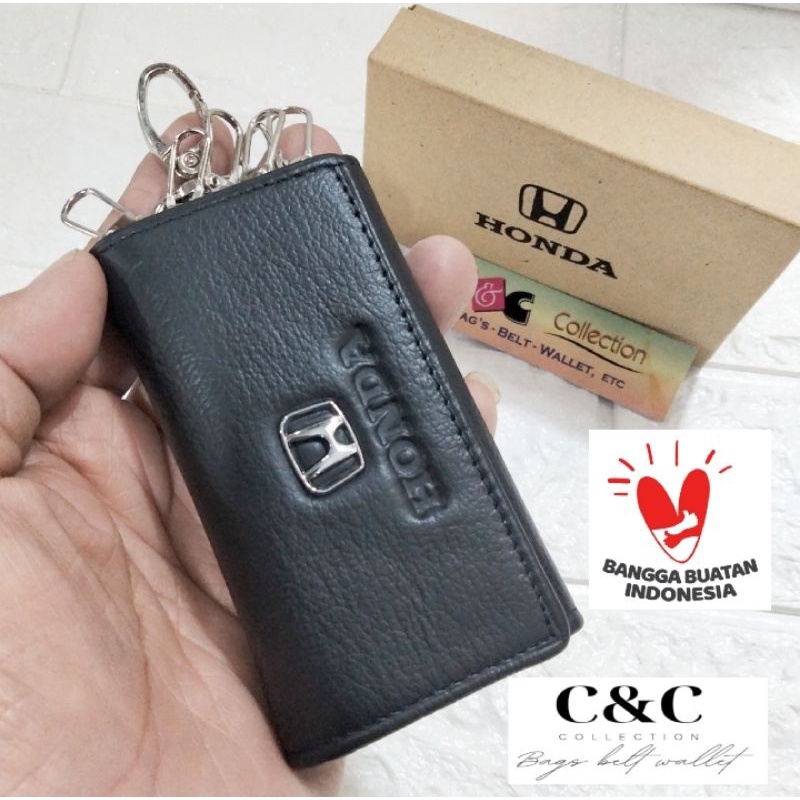 HONDA dompet stnk dompet kunci gantungan kunci mobil motor kulit asli