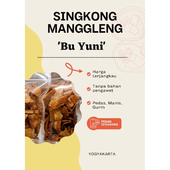 

Singkong Manggleng 'Bu Yuni'