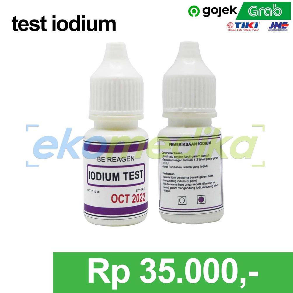 Jual Cod Test Iodium Be Reagent Iodine Iodium Test 10ml Per Vial