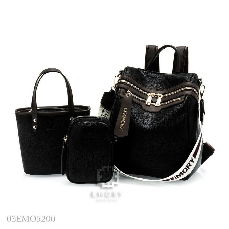ORIGINAL EMORY Berlyana 03EMO 5200 TAS RANSEL WANITA 3IN1
