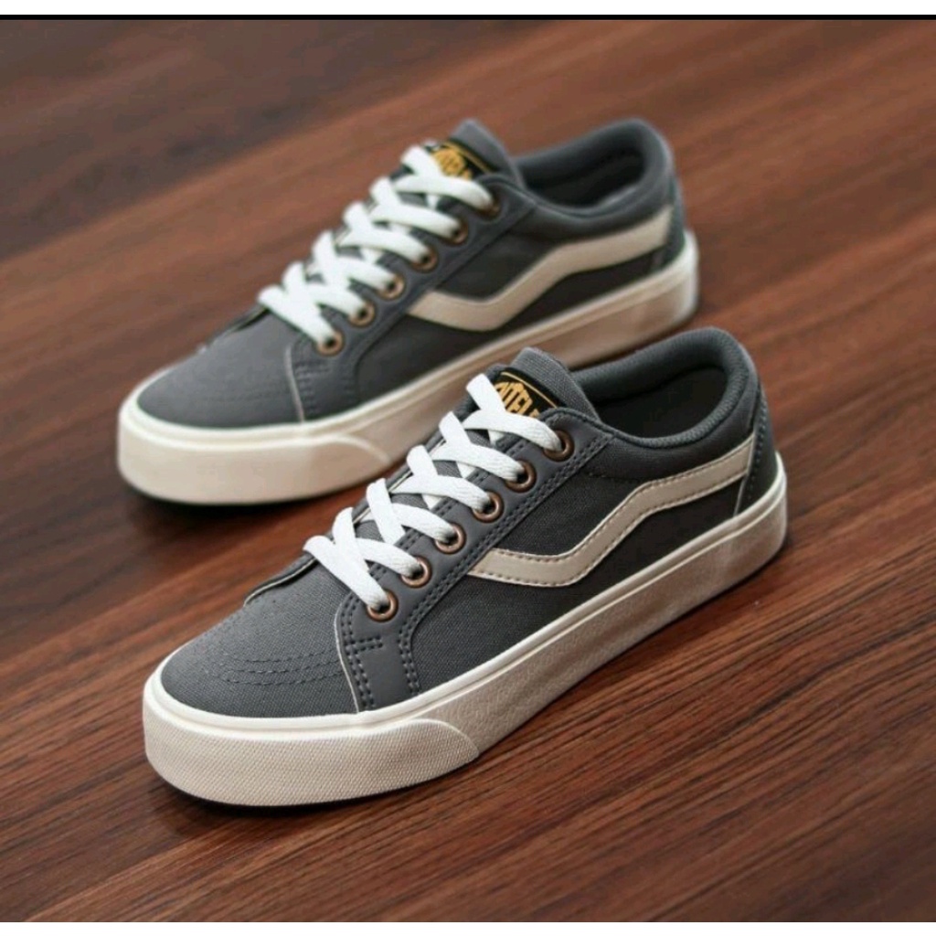 Ventela Republic Low Grey - Sepatu Ventela Original 100% - Sepatu Pria dan Wanita