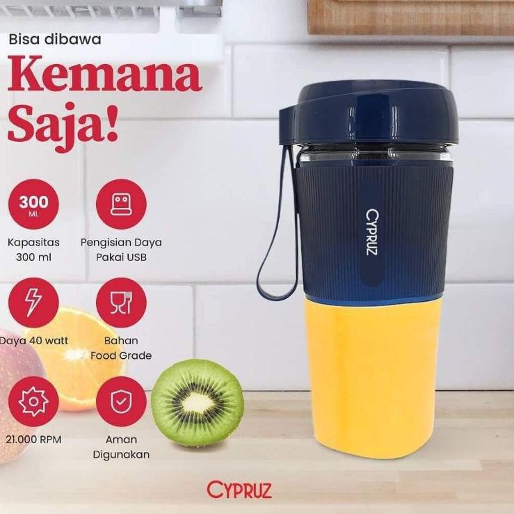 Stok terbaru  Cypruz Blender Portable Blender USB Blender Cypruz