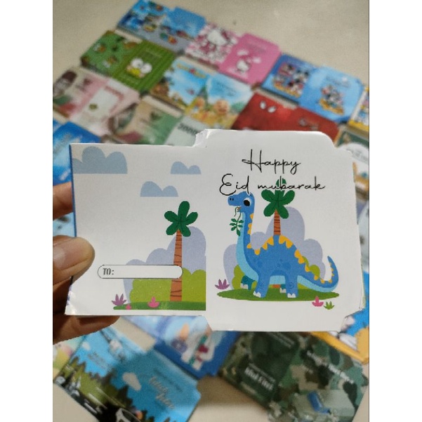 

100 lembar amplop/agpao lebaran 2023 lembaran free plastik