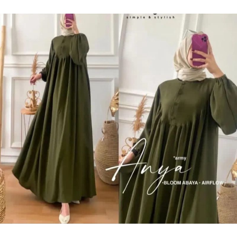 GAMIS ANYA CRINKLE AIRFLOW/ DRESS CRINCLE AIRFLOW / GAMIS WANITA
