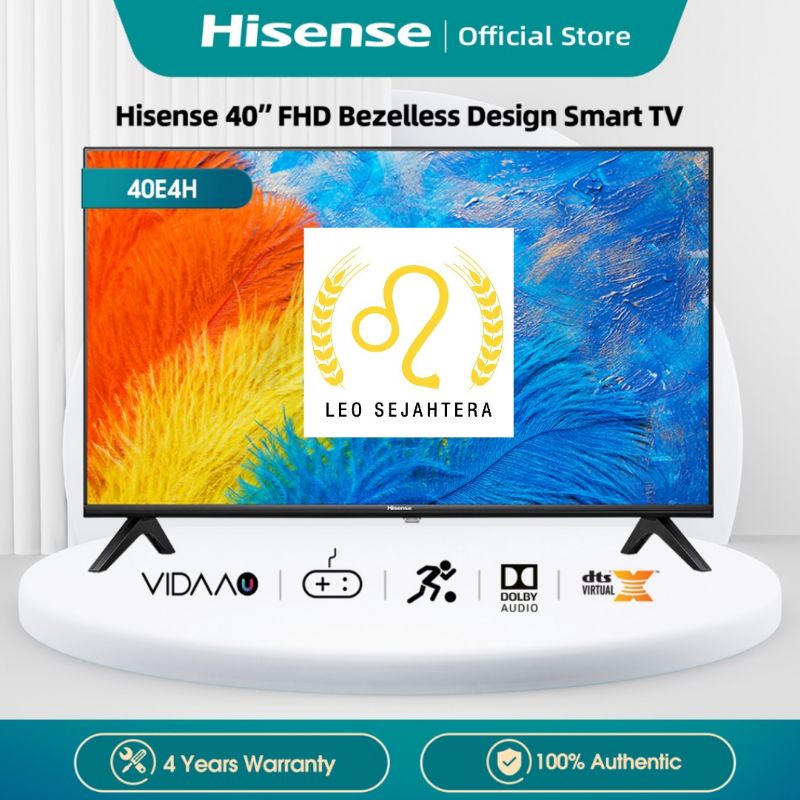 Smart tv 40 inch digital TV dvb t2 aplikasi lengkap bisa cast ke hp garansi resmi 4 tahun