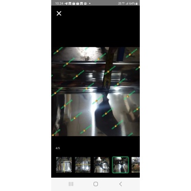 loyang stainless steel 40 x60 tinggi 7 cm nampan stainless steel tebal