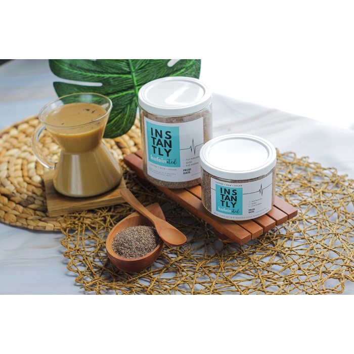 

Terlaris ✨ -Kopi Susu Seduh Instantly Kafeinated 200 Gram - Jar, Full Robusta- 2.1.23