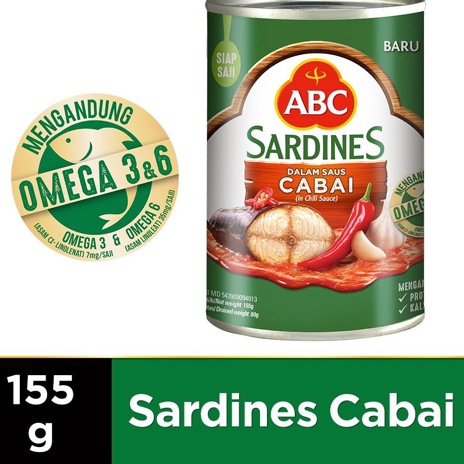 

Terbaru ABC Sarden Saus Cabai 155 g