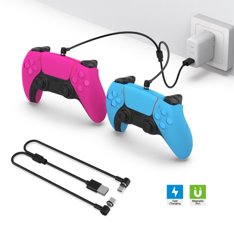 Vivi Charger-Fast Charging Cable Transfer Controller Station Untuk Konsol Game PS5 VR2